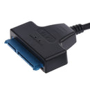 USB 3.0 to SATA 22Pin Adapter Y-Cable with USB Power Cable for 2.5" HDD SSD