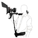 DSLR Rig Support Rod With Belt Pocket Fit Shoulder For Camcorder DV Camera