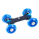 4 Wheel Rolling Slider Dolly Car Universal Stabilizing Holder for SLR Camera Camcorder