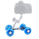 4 Wheel Rolling Slider Dolly Car Universal Stabilizing Holder for SLR Camera Camcorder