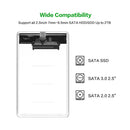 2.5" External Hard Drive Enclosure SATA III to USB 3.1 Supports 2TB Drives