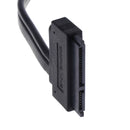 Power Esata to Sata Cable Dual Power USB 12/5V to 7+15Pin For 2.5/3.5" HDD Black