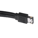 Power Esata to Sata Cable Dual Power USB 12/5V to 7+15Pin For 2.5/3.5" HDD Black
