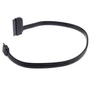 Power Esata to Sata Cable Dual Power USB 12/5V to 7+15Pin For 2.5/3.5" HDD Black