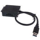 USB 3.0 To SATA Adapter Card Reader Hub Converter For 2.5" 3.5" HDD TF SD