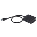 USB 3.0 To SATA Adapter Card Reader Hub Converter For 2.5" 3.5" HDD TF SD