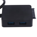 USB 3.0 To SATA Adapter Card Reader Hub Converter For 2.5" 3.5" HDD TF SD