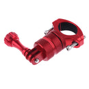 Red Bike Motorcycle Handlebar Seatpost Clamp Mount Holder for Gopro Hero Cameras