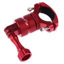 Red Bike Motorcycle Handlebar Seatpost Clamp Mount Holder for Gopro Hero Cameras