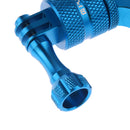 Blue Bike Motorcycle Handlebar Seatpost Clamp Mount Holder for Gopro Hero Cameras