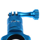 Blue Bike Motorcycle Handlebar Seatpost Clamp Mount Holder for Gopro Hero Cameras