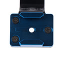 Motorcycle Mirror/Pinch bolt Mount Fixed Bike Holder Mount for GoPro Hero 5 Blue