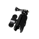 Rotate Diving Light Butterfly-type Clamp Clip + Ball Adapter For Gopro 5/4