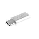 Micro USB Female to USB 3.0 Type C Male Adapter Data Syncing and Charging For Meizu Silver