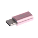 Micro USB Female to USB 3.0 Type C Male Adapter Data Syncing and Charging For Meizu Rose Gold