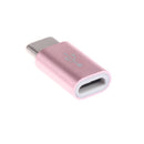 Micro USB Female to USB 3.0 Type C Male Adapter Data Syncing and Charging For Meizu Rose Gold
