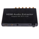 5.1CH 4K 3D HDMI Audio Extractor Converter HDMI to HDMI Decoder Adapter