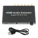 5.1CH 4K 3D HDMI Audio Extractor Converter HDMI to HDMI Decoder Adapter