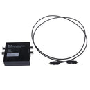 Digital Optical Coax to Analog L/R Audio Converter Adapter with Fiber Cable