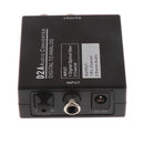 Digital Optical Coax to Analog L/R Audio Converter Adapter with Fiber Cable