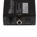 Digital Optical Coax to Analog L/R Audio Converter Adapter with Fiber Cable