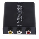 Mini RCA AV to HDMI Converter Adapter Composite AV2HDMI Switcher 1080P Support DVD