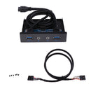 Front Panel 4 Ports USB 3.0 + 2 Ports USB 2.0 HUB Expansion Adapter With 15 Pin SATA Power Adapter