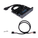 Front Panel 4 Ports USB 3.0 + 2 Ports USB 2.0 HUB Expansion Adapter With 15 Pin SATA Power Adapter