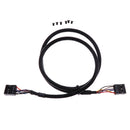 Front Panel 4 Ports USB 3.0 + 2 Ports USB 2.0 HUB Expansion Adapter With 15 Pin SATA Power Adapter