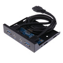 Front Panel 4 Ports USB 3.0 + 2 Ports USB 2.0 HUB Expansion Adapter With 15 Pin SATA Power Adapter