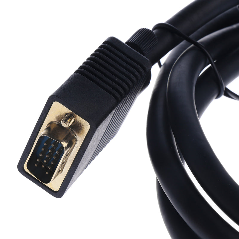 1.5m/5FT VGA Male To Female Video Monitor Cable Gold Plated For Projector