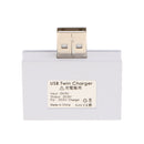 USB 2.0 Type A Male To Dual USB 2.0 Female Expander Connector For PC Laptop