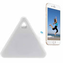 White Smart Key Finder Anti-lost Tag Mini Bluetooth Pet Tracking Alarm GPS Locator Triangle