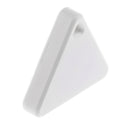 White Smart Key Finder Anti-lost Tag Mini Bluetooth Pet Tracking Alarm GPS Locator Triangle