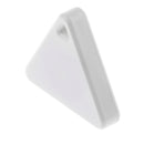 White Smart Key Finder Anti-lost Tag Mini Bluetooth Pet Tracking Alarm GPS Locator Triangle