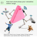 Pink Wireless Bluetooth Smart Mini Tag Tracker Pet Wallet Key Finder GPS Locator Portable
