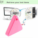 Pink Wireless Bluetooth Smart Mini Tag Tracker Pet Wallet Key Finder GPS Locator Portable