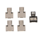 5 Pieces Micro USB Male To USB Female OTG Adapter Converter For Tablet Phone