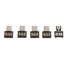 5 Pieces Micro USB Male To USB Female OTG Adapter Converter For Tablet Phone