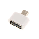 10 Pack Micro USB To USB2.0 Adapter Plug Mini OTG Converter For Android Mobile White