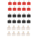 10 Pack Micro USB To USB2.0 Adapter Plug Mini OTG Converter For Android Mobile White
