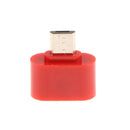 10 Pack Micro USB To USB2.0 Adapter Plug Mini OTG Converter For Android Mobile Red