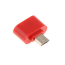 10 Pack Micro USB To USB2.0 Adapter Plug Mini OTG Converter For Android Mobile Red