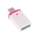 USB 3.0 Female To Type C Male Converter Adapter On The Go(OTG) Rose