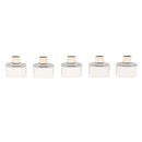 5 Pack Micro USB To USB2.0 Adapter Plug Mini OTG Converter For Android Mobile White