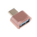 USB 3.1 Type-C Male to USB Female Adapter Connector Adapter for PC Rose Gold