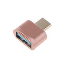USB 3.1 Type-C Male to USB Female Adapter Connector Adapter for PC Rose Gold