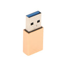USB3.1 Type C Female to Type A USB 3.0 Male F/M Converter Connector Adapter Gold