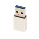 USB 3.0 Male (USB-A) to USB 3.1 type C (USB-C) Female F/M Connector Silver