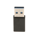 USB Type-C Female to Type A USB 3.0 Male Converter Connector Adapter Black